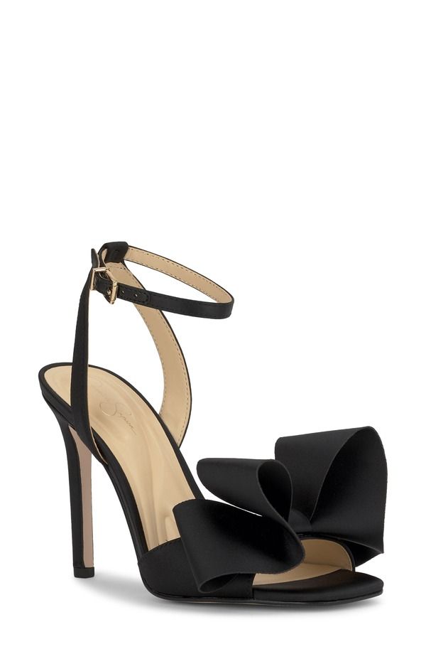 ジェシカシンプソン レディース シューズ サンダル アンクル Jessica Simpson Olivine Ankle Strap Sandal Black ブラック