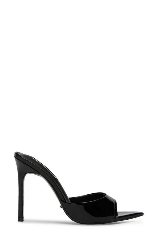 トニービアンコ レディース シューズ サンダル Tony Bianco Malibu Pointed Toe Slide Sandal Black Patent ブラック
