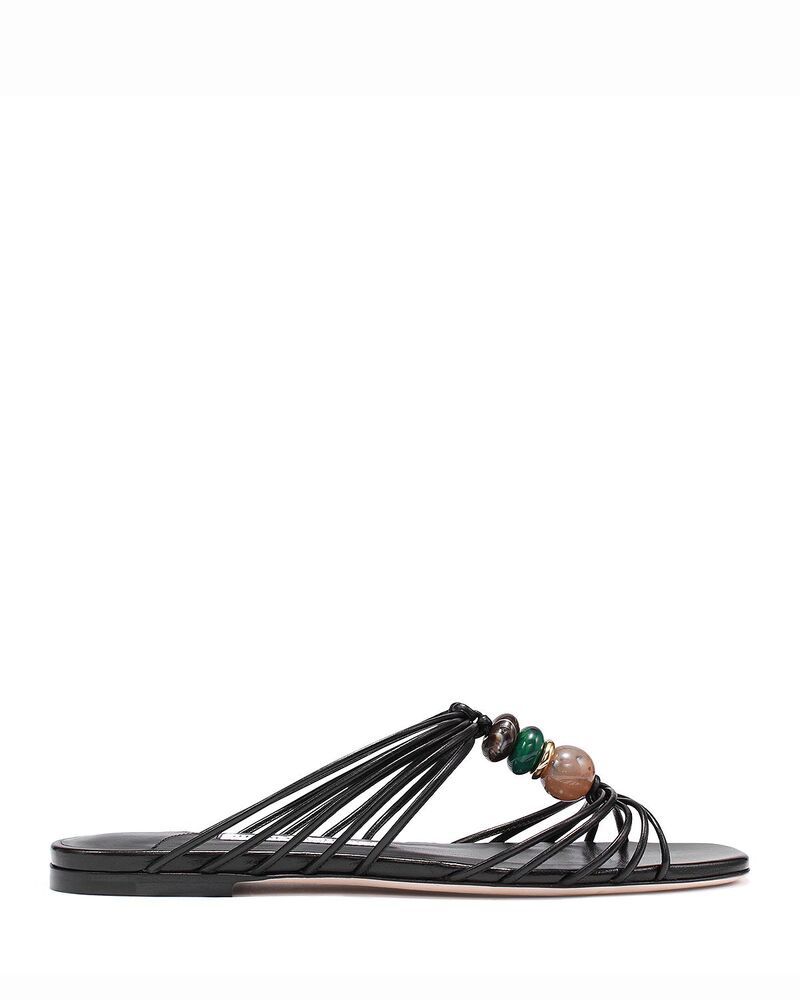 ジミーチュー レディース シューズ パンプス Jimmy Choo Womens Lova Mule Beaded Flats Black Mix ブラック 144,900円