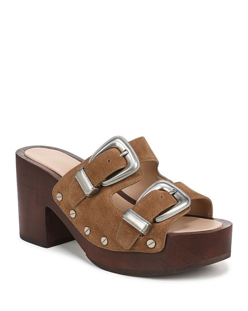 ヴェロニカ ベアード レディース シューズ サンダル プラットフォーム Veronica Beard Womens Halifax 2 Studded Platform Sandals Chestnu