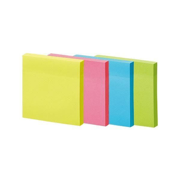 ds-（まとめ） TANOSEE 強粘着ふせん75×75mm ビビッドカラー・4色 1パック（10冊） 〔×5セット〕 8,783円