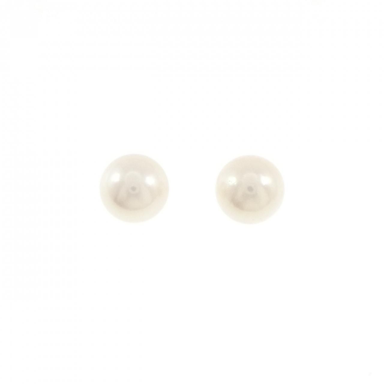 PT900 アコヤパール ピアス 8.9mm