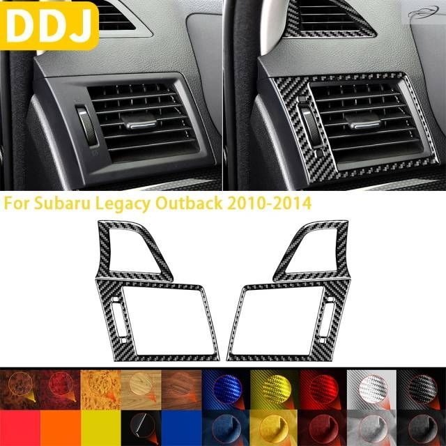 Subaru Legacy Outback 2010 - 13 2014 Carbon Fiber Car Interior Side Air Vent Trim Sticker Decoration 7,840円