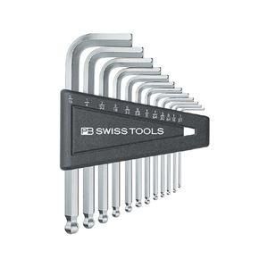 ds-PB SWISS TOOLS 212ZH-12CN ボール付 六角棒レンチ セット 工具 ツール DIY 作業工具 道具 レンチ