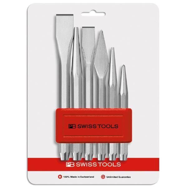 ds-PB SWISS TOOLS 855BCN ポンチ タガネ セット 工具 ツール DIY 作業工具 道具