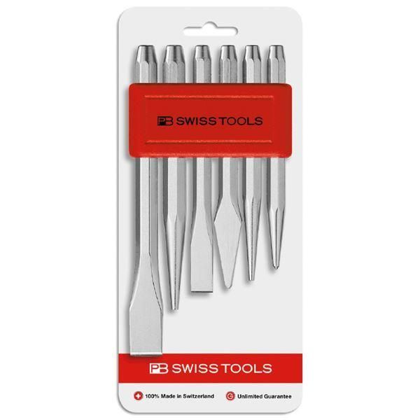 ds-PB SWISS TOOLS 850BCN ポンチ タガネ セット 工具 ツール DIY 作業工具 道具