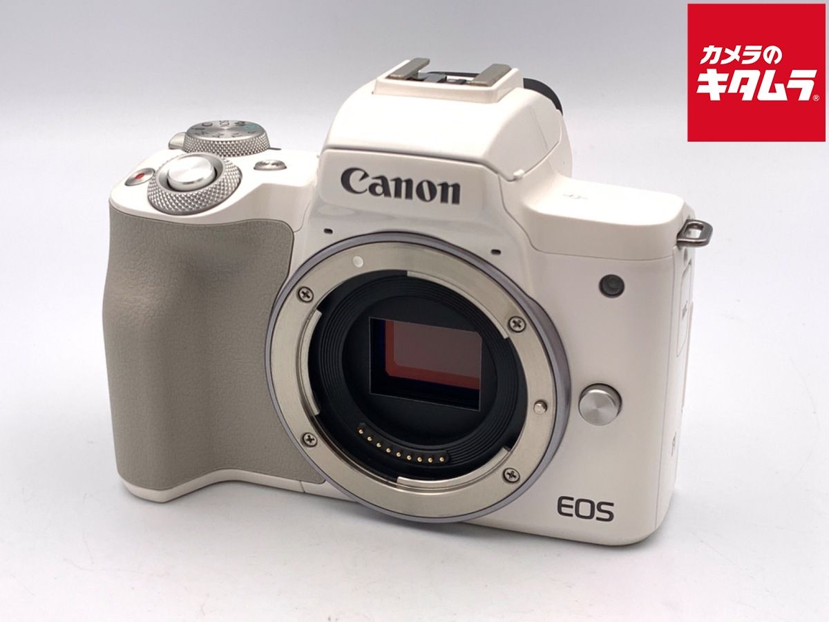 【中古】 【良品】 キヤノン EOS Kiss M ボディ ホワイト