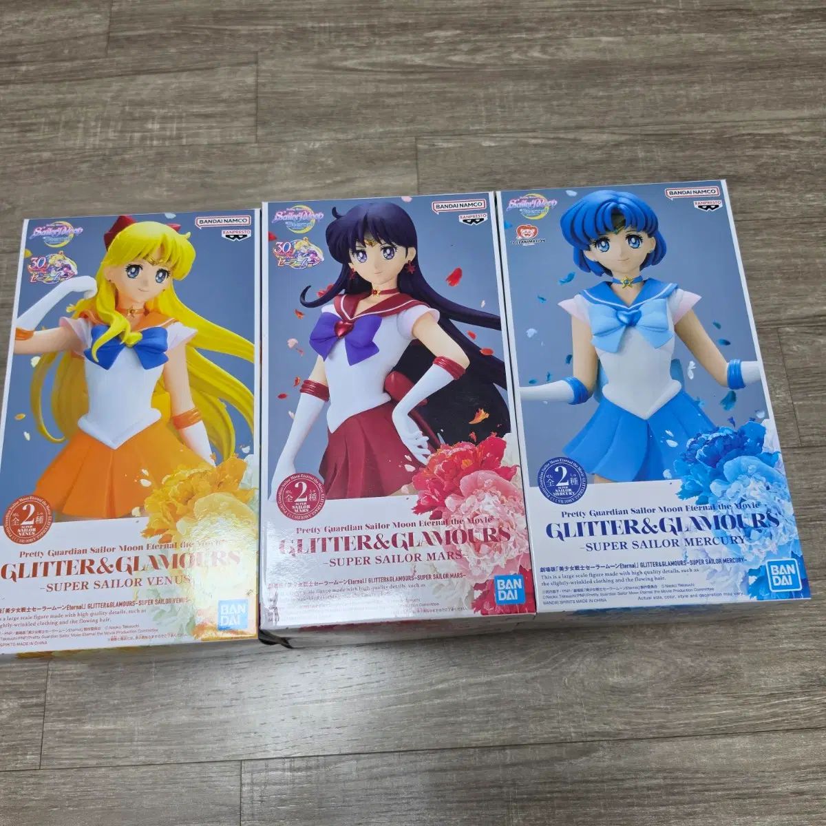 未開封) セーラームーン 3種 フィギュア まとめ セーラーマーズ & Venus & Mercury