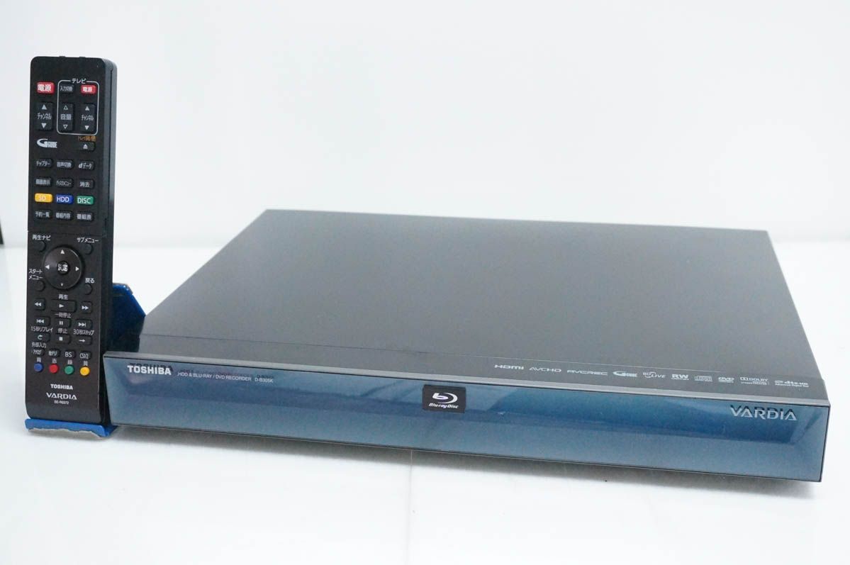 【中古】東芝 ブルーレイレコーダー VARDIA D-B305K HDD320GB Wチューナー