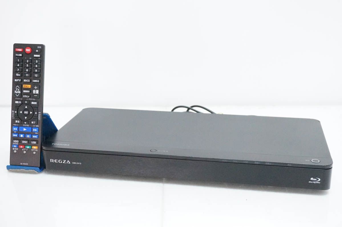 【中古】東芝TOSHIBA ブルーレイレコーダー DBR-Z410 Wチューナー レグザブルーレイ HDD500GB