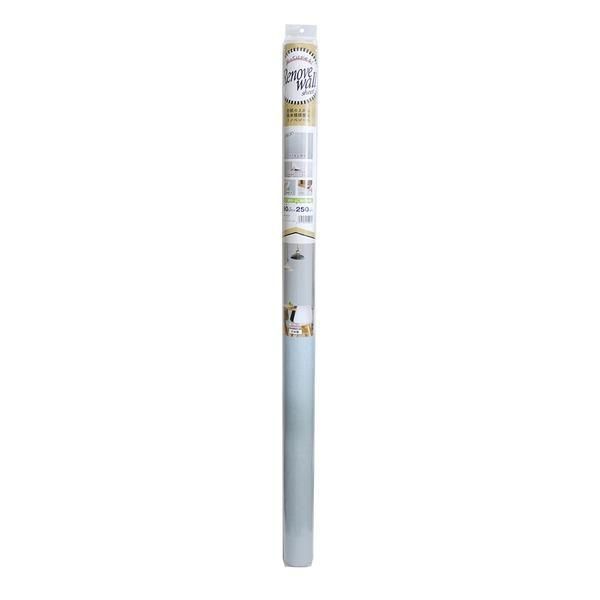 ds-壁紙シート 約90×250cm ライトブルー 防水加工 お手入れ簡単 貼り直し可 壁紙模様替えシート リビング 賃貸 DIY リノベ