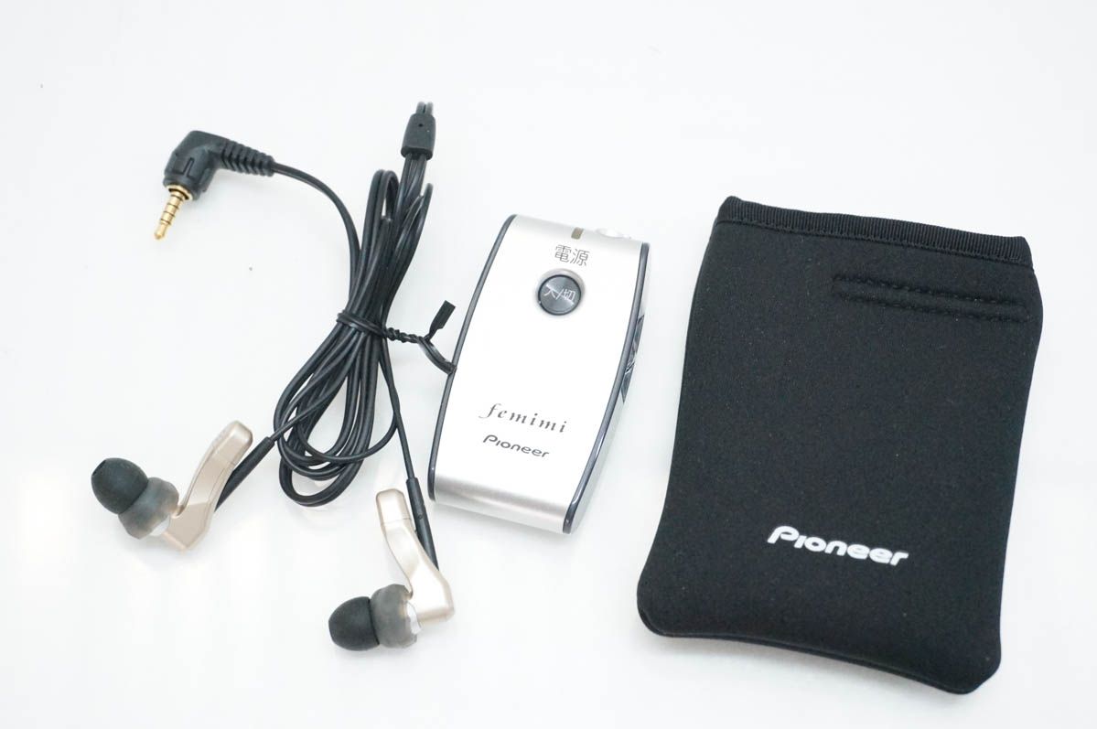 【中古】Pioneerパイオニア ボイスモニタリングレシーバー femimiフェミミ 集音器 VMR-M500 声・音増幅器 補聴器代替