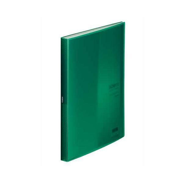 ds-(まとめ) クリヤーブック40P N-8102-7 緑 〔×10セット〕