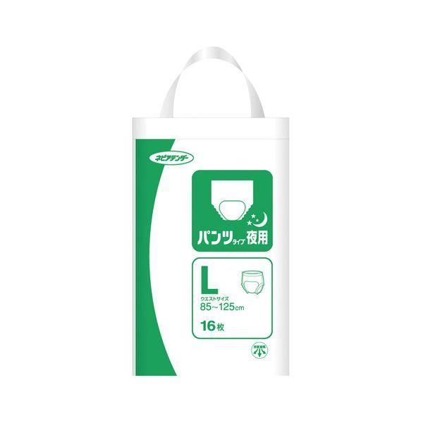 ds-（まとめ） 王子ネピア ネピアテンダーパンツタイプ夜用 L16枚〔×2セット〕