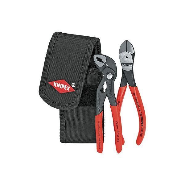ds-KNIPEX クニペックス 002072V02 ミニコブラ ＋ ニッパー セット 工具 ツール DIY 作業工具 道具 ニッパー