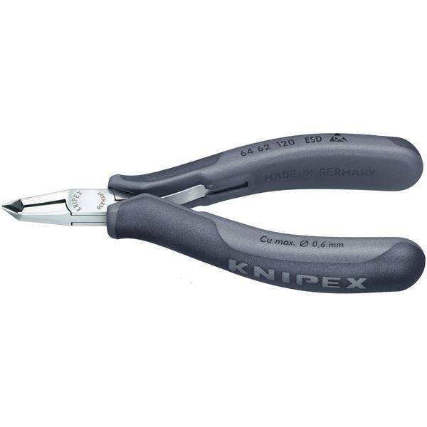 ds-KNIPEX クニペックス 6462-120ESD エレクトロニクス エンドカッティングニッパー 工具 ツール DIY 作業工具 道具 ニッパー