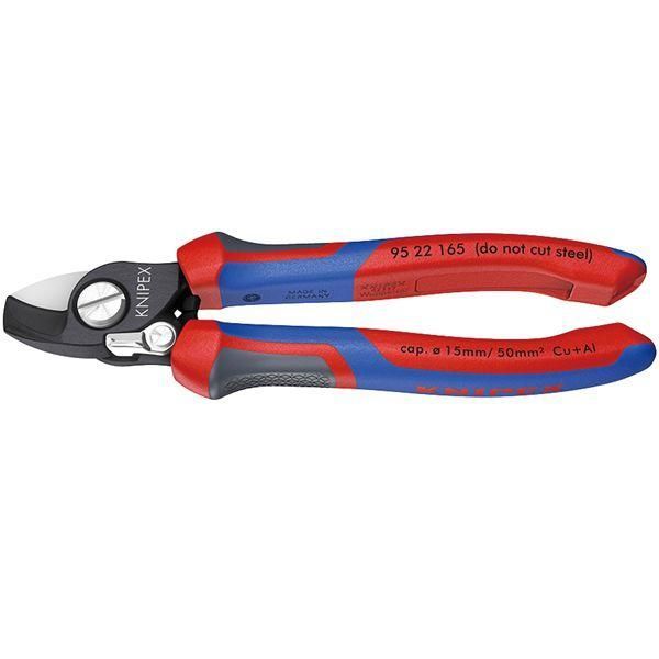ds-KNIPEX クニペックス 9522-165 ケーブルカッター バネ付 工具 ツール DIY 作業工具 道具
