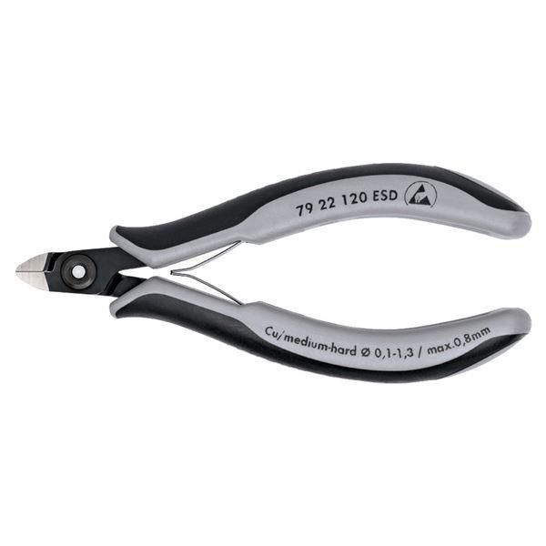 ds-KNIPEX クニペックス 7922-120ESD エレクトロニクスニッパー 工具 ツール DIY 作業工具 道具 ニッパー