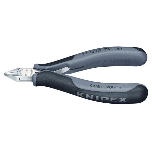 ds-KNIPEX クニペックス 7772-115ESD エレクトロニクスニッパー 工具 ツール DIY 作業工具 道具 ニッパー
