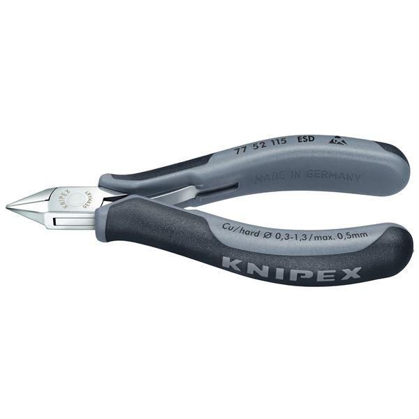 ds-KNIPEX クニペックス 7752-115ESD エレクトロニクスニッパー 工具 ツール DIY 作業工具 道具 ニッパー