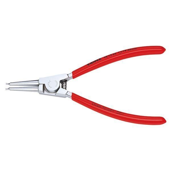 ds-KNIPEX クニペックス 4613-A2 軸用 スナップリングプライヤー 直 工具 ツール DIY 作業工具 道具 プライヤー