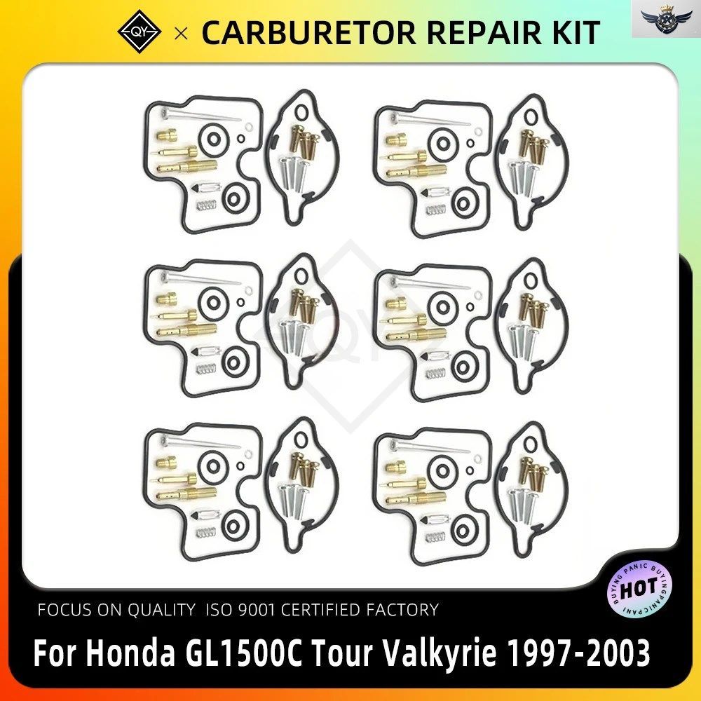 オートバイ用キャブレター修理キット ホンダ GL1500C GL1500CT ツアーヴァルキリー 1500 1997-1998 - 03 カスタムパーツ 7,824円
