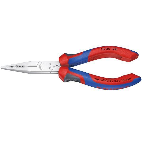 ds-KNIPEX クニペックス 1305-160 電気技師用 ペンチ 工具 ツール DIY 作業工具 道具