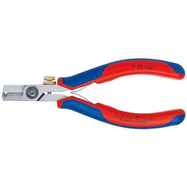 ds-KNIPEX クニペックス 1182-130 エレクトロニクス ワイヤーストリッパー 工具 ツール DIY 作業工具 道具 ストリッパー