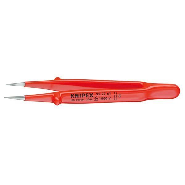 ds-KNIPEX クニペックス 9227-61 絶縁精密ピンセット 130MM 工具 ツール DIY 作業工具 道具 ピンセット