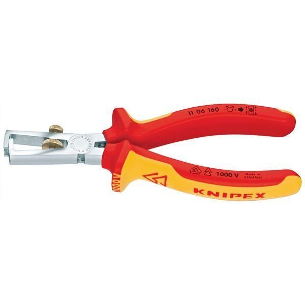 ds-KNIPEX クニペックス 1106-160 絶縁 エンドワイヤーストリッパー 1000V SB 工具 ツール DIY 作業工具 道具 ストリッパー 7,726円