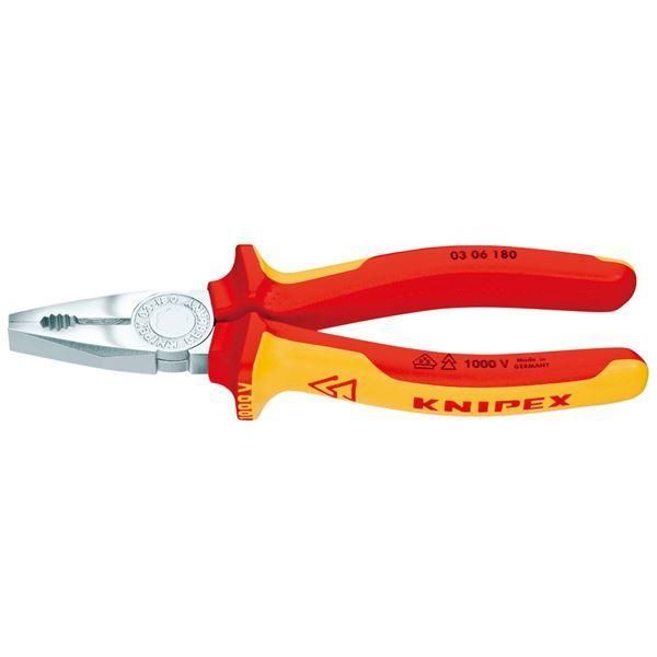 ds-KNIPEX クニペックス 0306-200 絶縁ペンチ 1000V SB 工具 ツール DIY 作業工具 道具