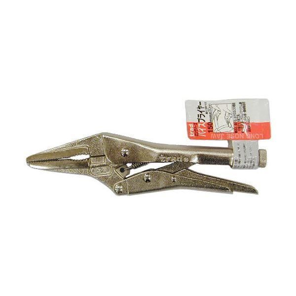 ds-(業務用20個セット) TRAD ロングノーズバイスプライヤー/作業工具 〔サイズ： 165mm〕 TVP-04 〔DIY用品/大工道具〕