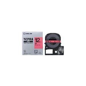ds-キングジム テプラPROテープ 赤に黒文字 12mm 5本 6,560円