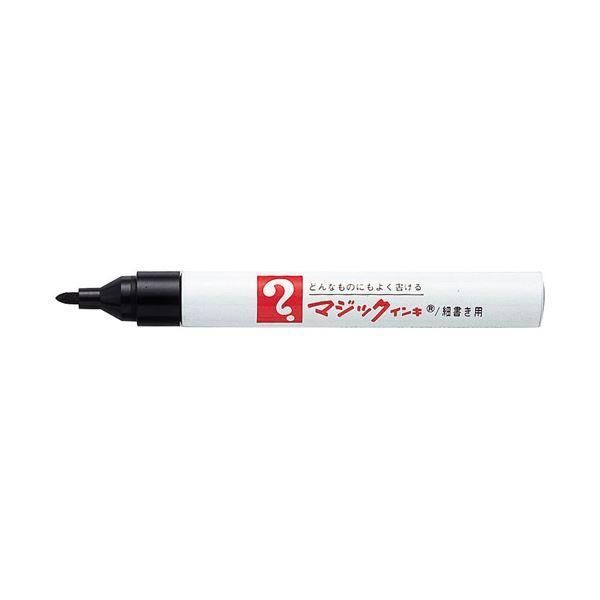 ds-（まとめ） 寺西化学工業 マジックインキ M500-T1 細書 黒 10本〔×10セット〕