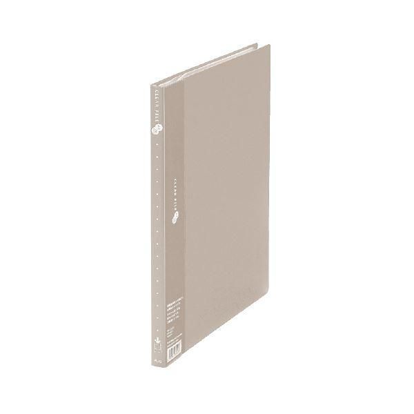 ds-（まとめ） プラス クリアーファイル20P FC-122EL A4S 灰 10冊〔×2セット〕 6,359円