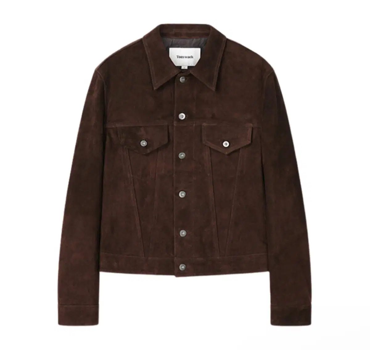 (xl) トニウェク スウェード クロップド トラッカー DARK BROWN