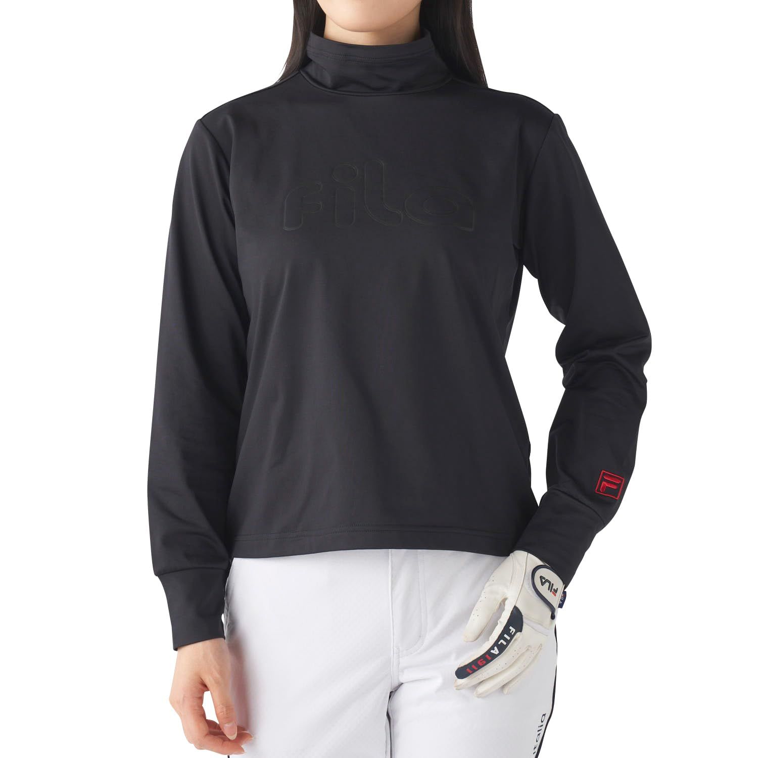 新品 [フィラ] GOLF 微起毛長袖シャツ レディース 795560 BKLL 7,974円