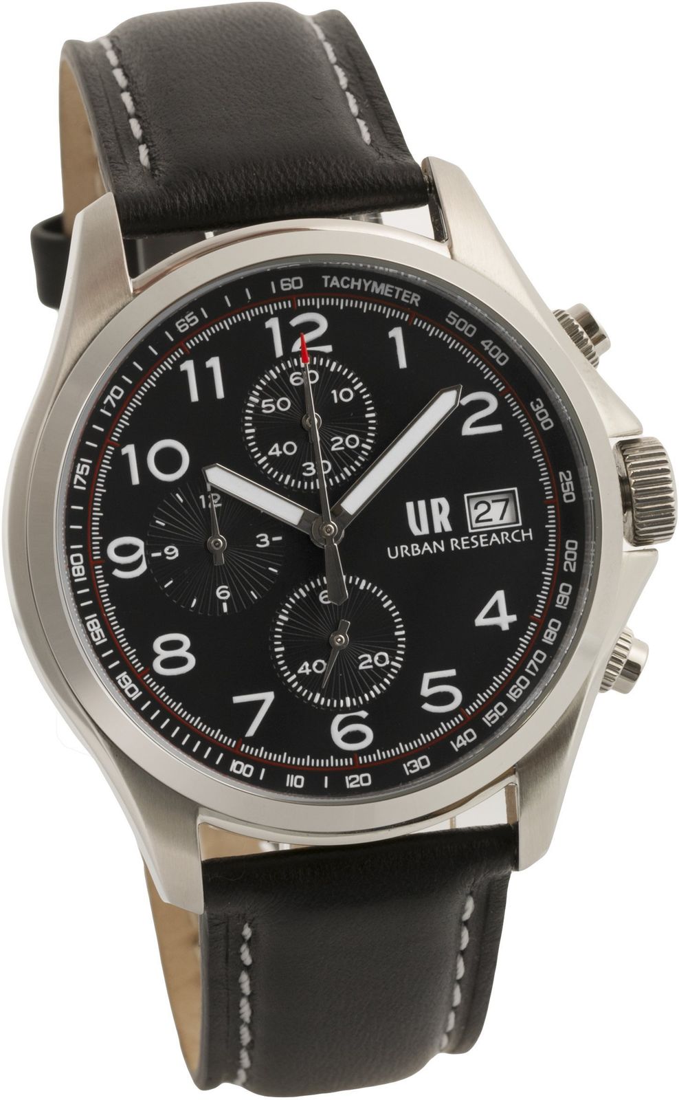 新品 [アーバンリサーチ]URBAN RESEARCH 腕時計 クロノグラフ UR003-01 メンズ 11,442円