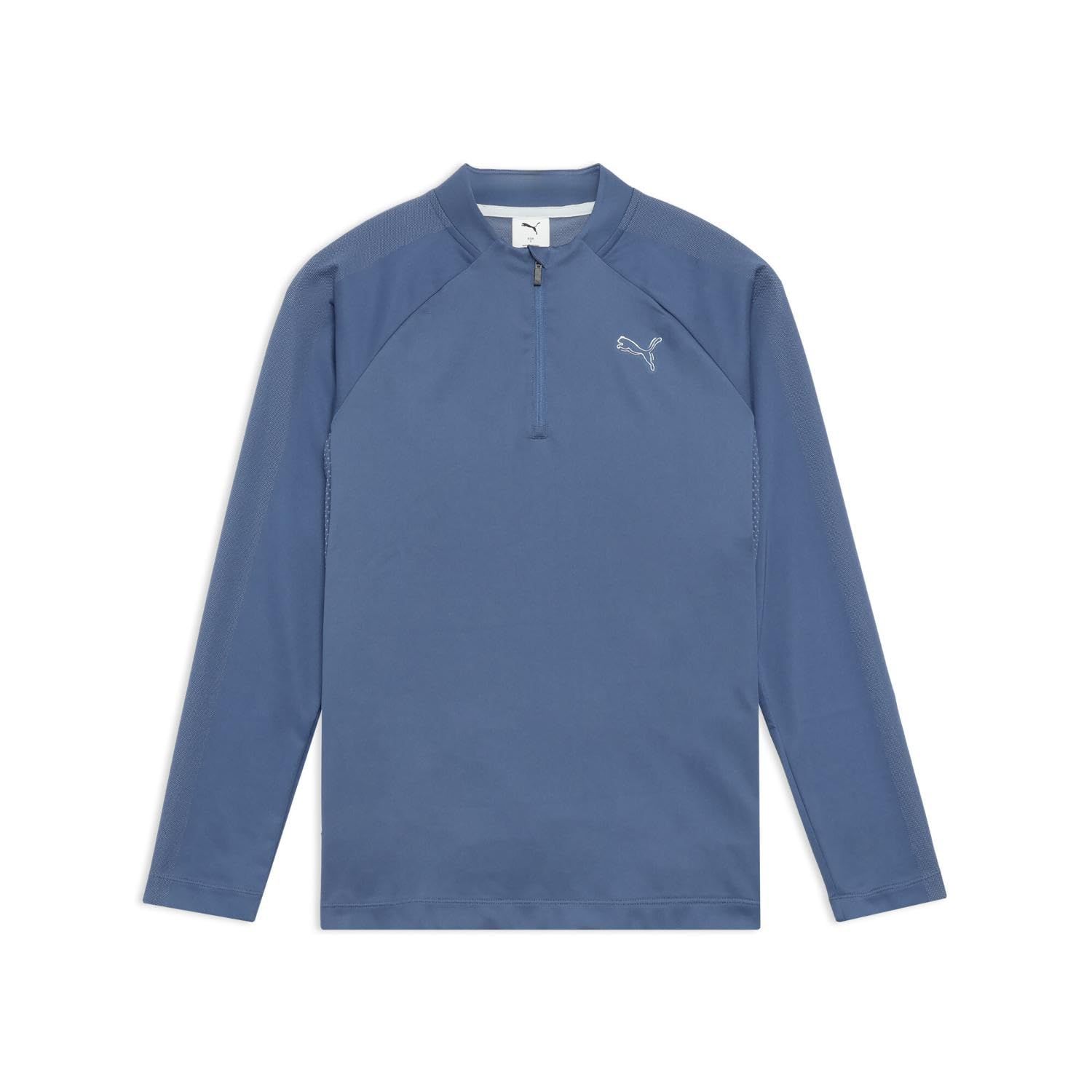 新品 ゴルフ シャドウキャット ジッブ モックネック 長袖_63575202_ダークインディゴ_2XL