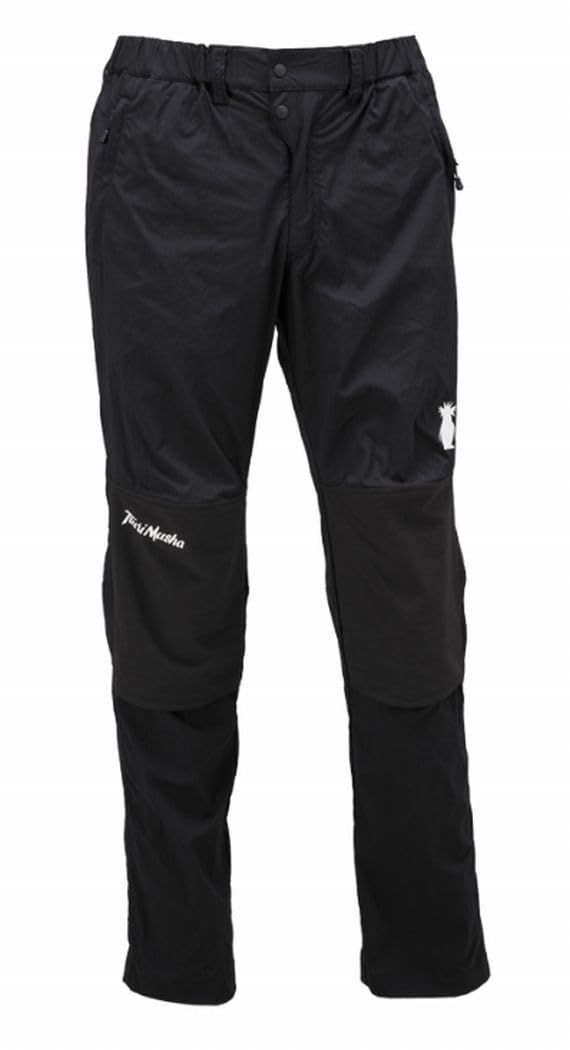 新品 [釣武者] P01406 コーデュラ ネオハイブリッドパンツ ブラック (M)