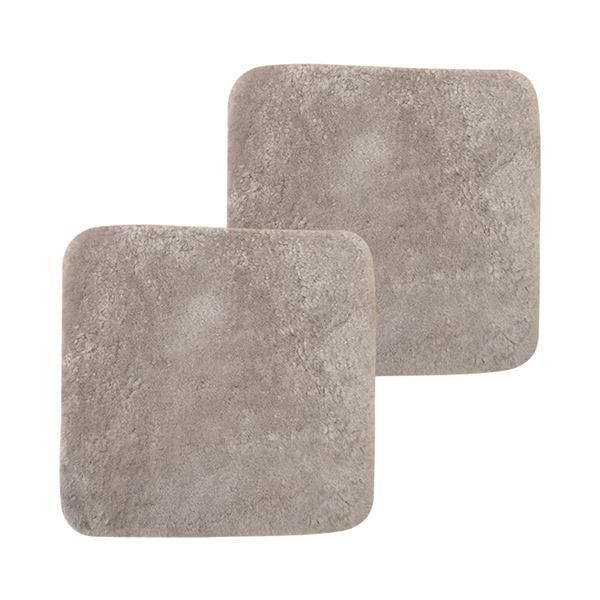 ds-短毛ムートンシートクッション 40×40cm 2枚セット グレージュ 6,192円