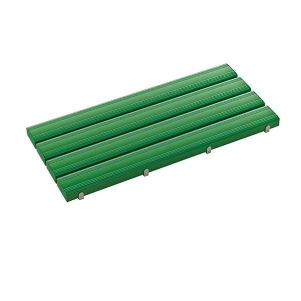 ds-抗菌安全スノコ 緑 400×900mm すのこ 完成品 抗菌・防カビ剤入 屋内用 アーチ型構造 日本製 テラモト