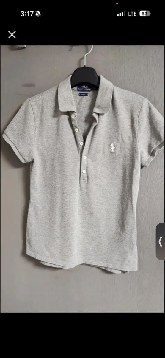 ポロラルフローレン グレー 半袖Tシャツ スリムフィット 7,996円
