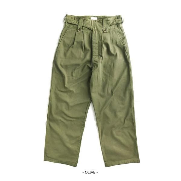 ds-オーストリア軍 1960's グルカ パンツ レプリカ 1 S相当 オリーブ 綿100％ ミリタリーパンツ ミリタリーウェア 軍パン 軍モノ