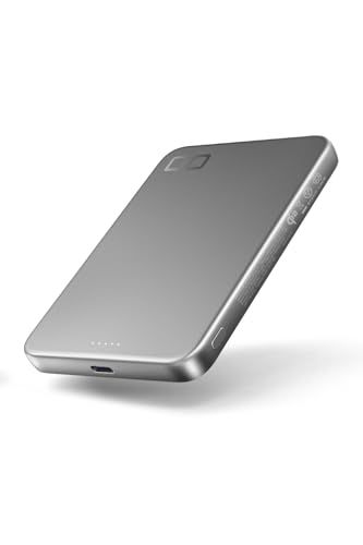 msCIO 半固体 Qi2 MagSafe対応 5000mAh 発熱抑制 超薄型 8.7mm マグネット ワイヤレス充電 軽量 小型 USB-C PD 20W iPhone 17 / 16 / 15 / 14 / 13 / 12 / Air Pixel10 S