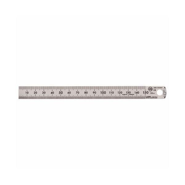 ds-ライオン事務器ステンレス定規 15cm PS-15 1セット（50本）