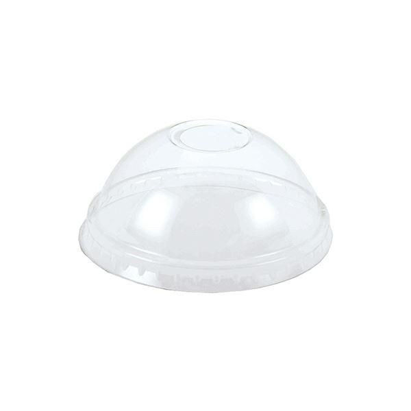ds-シモジマHEIKO 透明カップ A-PET ドーム蓋 口径85mm C穴付き #0045250111セット(1000個:50個×20パック)