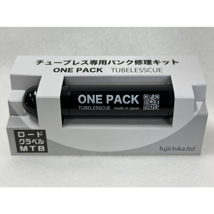 ms正規品 Fujichika ロードバイク／グラベル／MTB用 チューブレス 専用パンク修理キット ONE PACK フジチカ