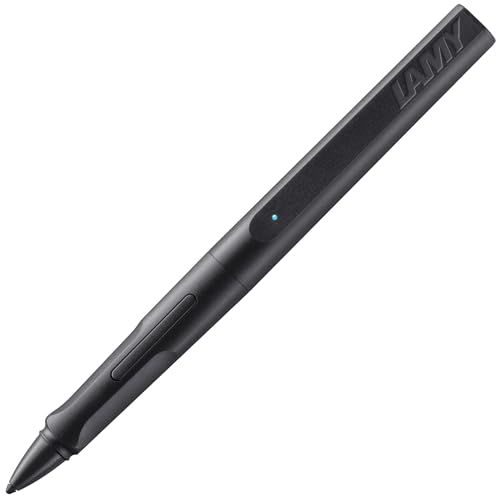 msLAMY （ラミー）safari note+ オールブラック iPad ペンシル 黒 - パームリジェクション機能搭載 筆圧・傾き感知機能付きスタイラスペン - 様々なiPad モデルおよび世代に対応したタッチペン- 最大 10 時間のバッテリー寿命