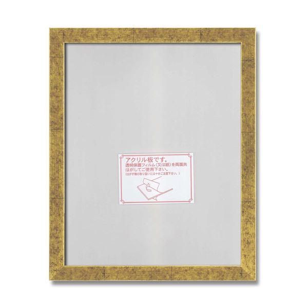 ds-デッサン額 569B 大衣(509×394mm) 金柄紋 ポスター デッサン 水彩画 絵画 画用紙 UVカットアクリル 額 額縁 フレーム